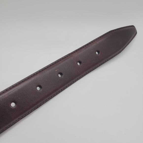 Fossil Belt Small Brown Leather Western Medallion Cowgirl Boho Rodeo Engraved main image 5